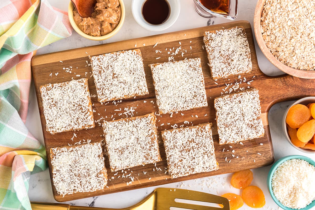 Apricot Cashew Butter Energy Bars
